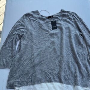 Verve Ami blouse‎ gray color new with tags